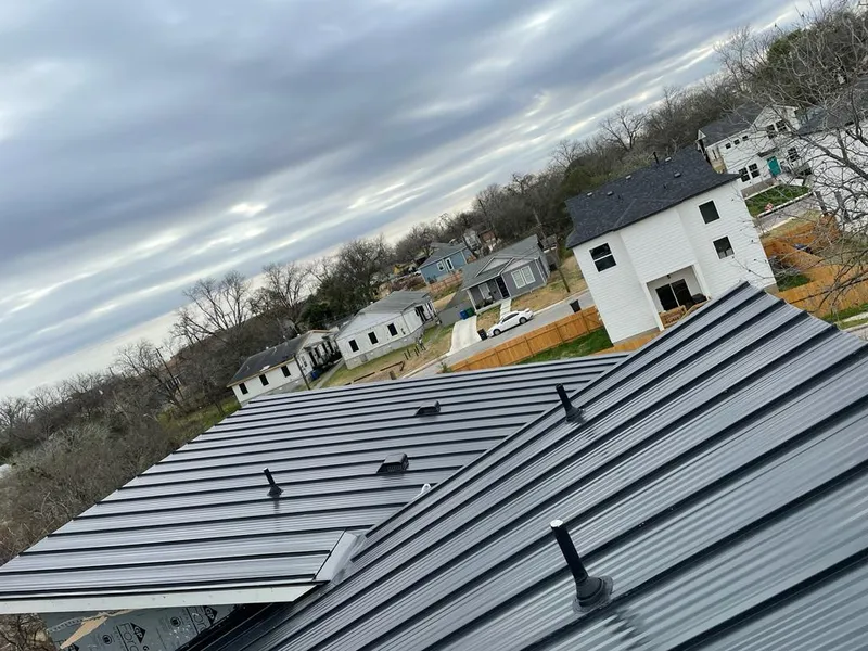 Standing seam metal roof panels with vents for Skylight Repair in Rockland